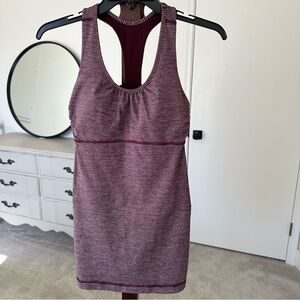 Lululemon Athletica Burgundy Tank Top
